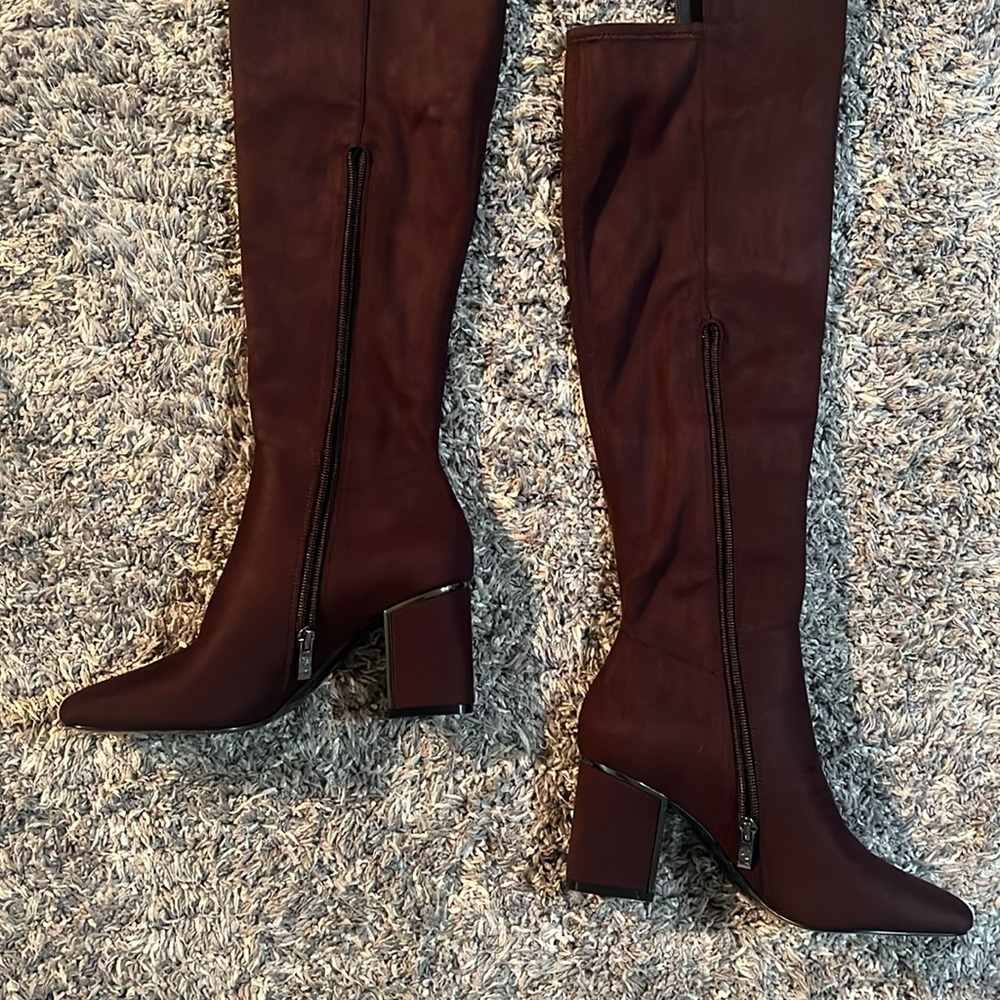 DKNY CHOCOLATE BROWN OVER THE KNEE BOOT - NEW - Picture 9 of 13